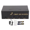 2 In 1 Out VGA KVM Switch 4 USB Port