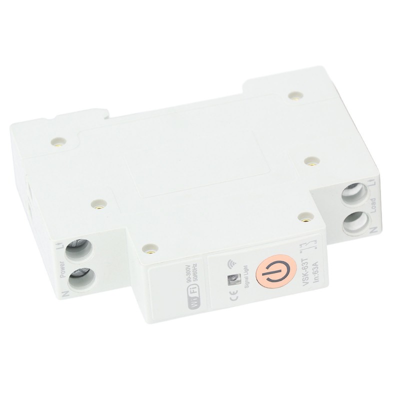 WiFi Switch Circuit Breaker 1P 63A Remote Voice Control Timing