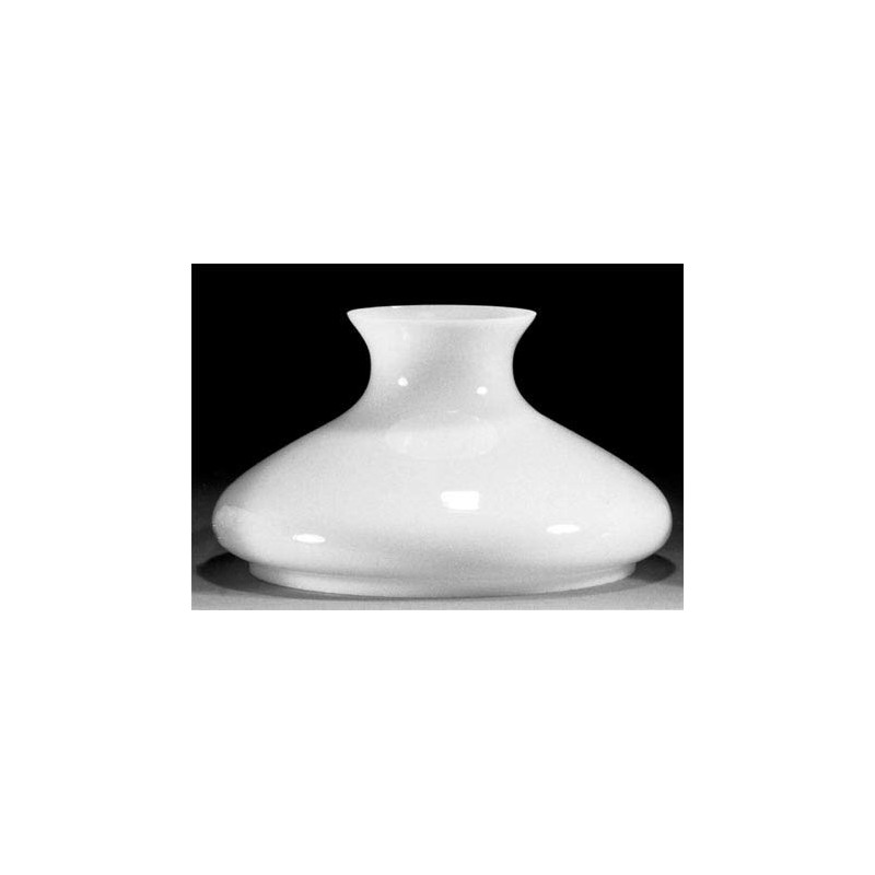 B&P Lamp® 10" Fitter Opal White Glass Tam-O-Shanter Style Student