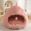 Fluffy Shell Dog Bed - Cuddly Pet Bed for Small