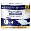 NorthShore MagicSorb Air, 23 x 36, 50 oz., Super-Absorbent Disposable