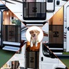 SnowyFox Aluminum RV Screen Door Protector for Dogs, RV Entry