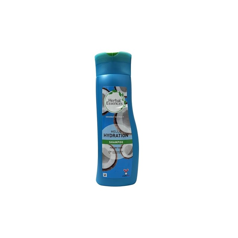 Herbal Essences shampoo, 6 x 400ml Hydration, Coconut scent, Glossy