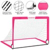 VAVOSPORT Kids Soccer Goals for Backyard Set - 2 of