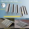 Nuvium 5" Rise Door Threshold Ramps for Doorways, Stable Yellow