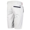 Island Green IGSHO2081 Mens Pop Trim Cotton Shorts Light Grey