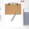 Hongri Plastic Clipboard with Pen Holder, White 8.5x11 Letter Size