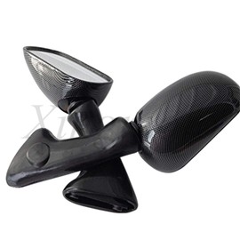 Motorcycle Carbon Fiber Racing Mirrors for 1991-1998 CBR 600 F2 F3/1993-1997 CBR900RR/1993-1996 CBR1000F/1990-1997 VFR750F/1998-1999 VFR800F