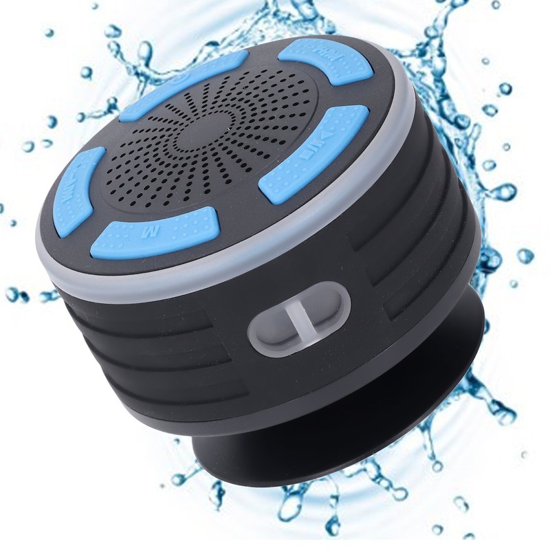 Portable Bluetooth Speaker with LED Light IPX7 Waterproof Portable Bluetooth