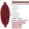 16 Inch Pre Separated Springy Afro Twist Hair 3 Packs