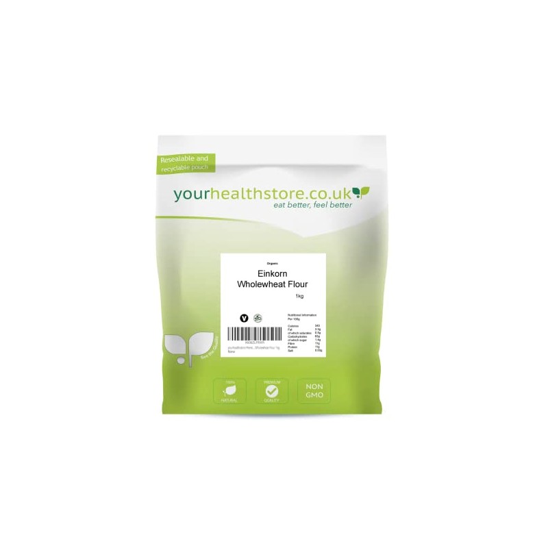 yourhealthstore Premium Einkorn Wholewheat Flour 1kg