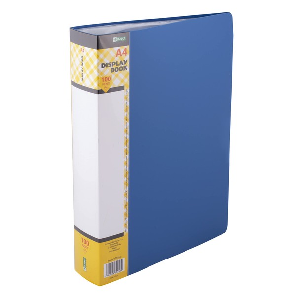 D.RECT Display Book PP A4, 100 Sleeves, Display Folder, Solid,