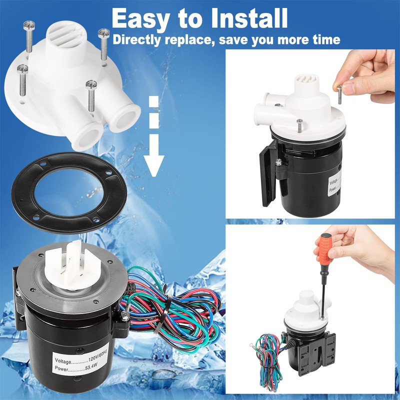 APTA92P10WD1 Water Pump Motor Assembly Replacement For Hoshizaki Water Pump