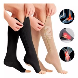 Medias De Compresión Para Varices Y Piernas Cansadas 2pz F