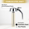 PAULSWAY Stainless Steel Shaft Honey and Maple Syrup Dispenser -