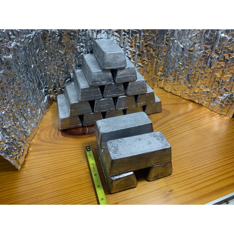 Sam’s Lead FOUR - 5 Pound SOFT Lead Ingots (20