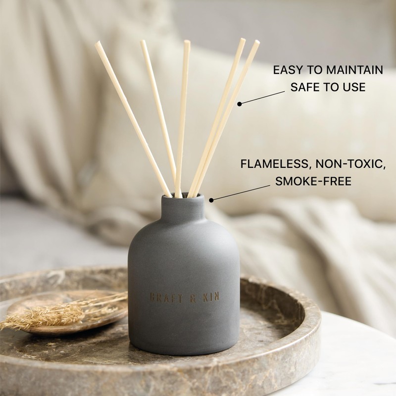 Craft & Kin Reed Diffuser Set Santal Woods | Reed