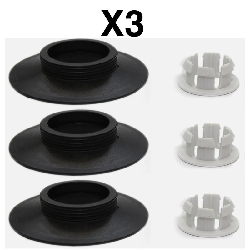 Flush Valve Seal & Clip (3)