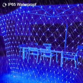 Acxilexy Light Net Solar Lights Outdoor, 2 m x 3 m, 198 LEDs, Fairy Lights Net with 8 Modes, Remote Control, Waterproof Fairy Lights Curtain for Christmas, Wedding, Garden, Window Decoration