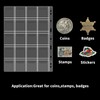12 Sheets Coin Storage Coin Collection Pages, Coin Pocket for