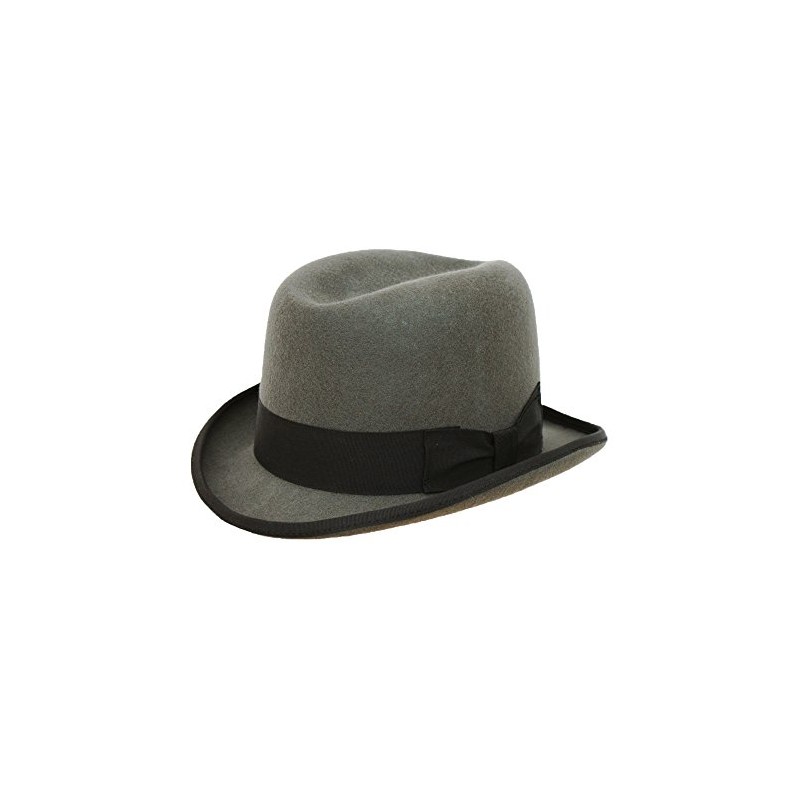 DH Hand Made 100% Wool Hard Top Churchill Homburg Felt