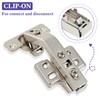 2 Pack 135 Degree Corner Hinges,Kitchen Cabinet Corner Door Hinges