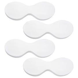 PAGOW 400 hojas desechables no tejidas para el cuidado de los ojos, almohadillas faciales de papel de algodón, spa, máscara de ojos transparente, hojas de belleza para el cuidado de la piel, spa, envoltura de retención de humedad