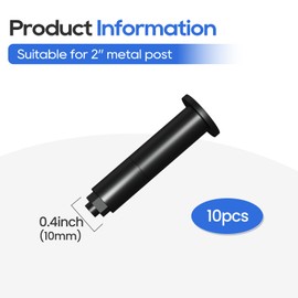 [Patent] Coliwel 10 Packs 1/8" Black Swageless Invisible Cable Railing Kit T316 Stainless Steel Tensioner and Terminal Fittings Hidden for 2"x2" Metal Post Cable Railing Hardware