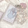 NICENEEDED 2.13" x 3.35" Photocard Holder with Heart Keychain, Transparent