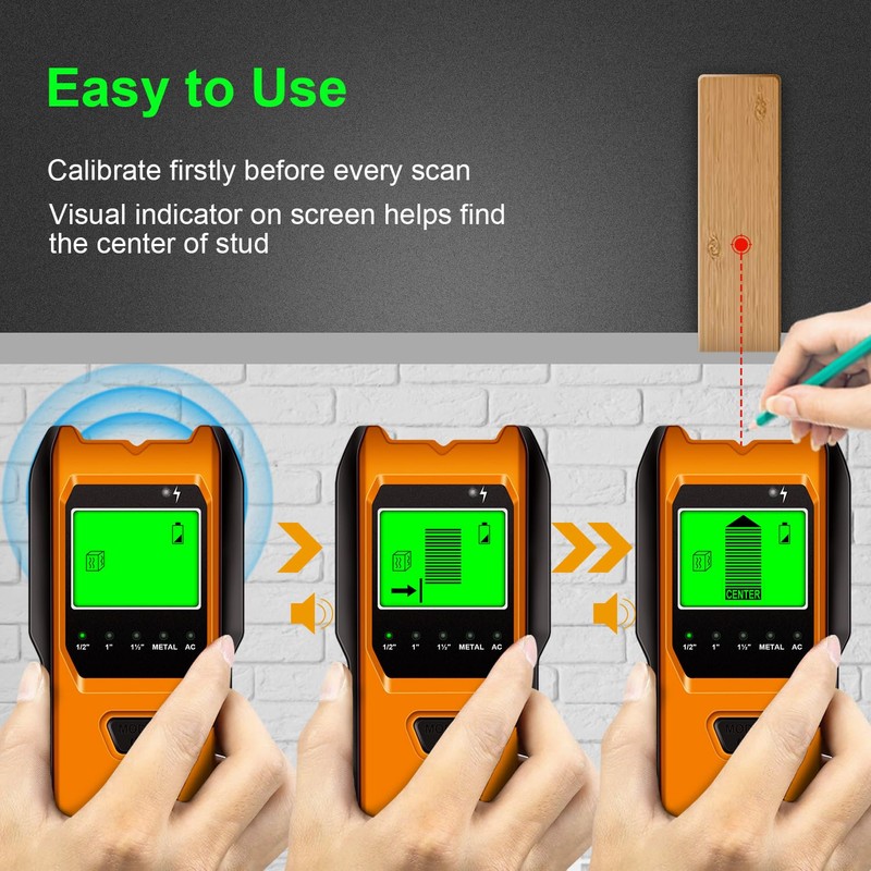 Stud Finder Wall Scanner, 5 in 1 Multifunction Stud Locator