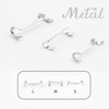 ELETIUO 13 Pack Filled Silver Metal Ring Guard with 4