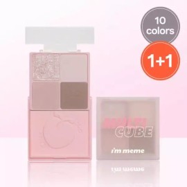 I'm Mimi 아임미미 아이섀도우 블러셔 팔레트 아임 멀티 큐브 X2 [05 바닐라 더블 샷／03 베이크드 진저] I'm Mimi Eyeshadow Blusher Palette I'm Multi Cube X2 [05 Vanilla Double Shot / 03 Baked Ginger]