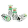 Vaguelly 4pcs Auto Tire Pressure Monitor Caps Indicator Valve Stem