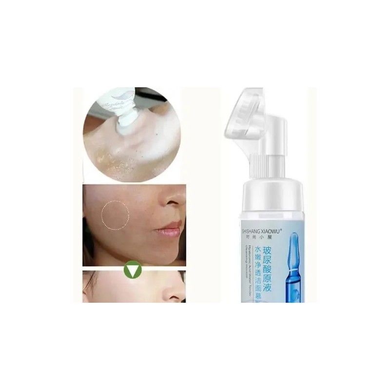 Espuma Limpiadora Facial Shishang Ácido Hialurónico Hipoalergénica 120ml