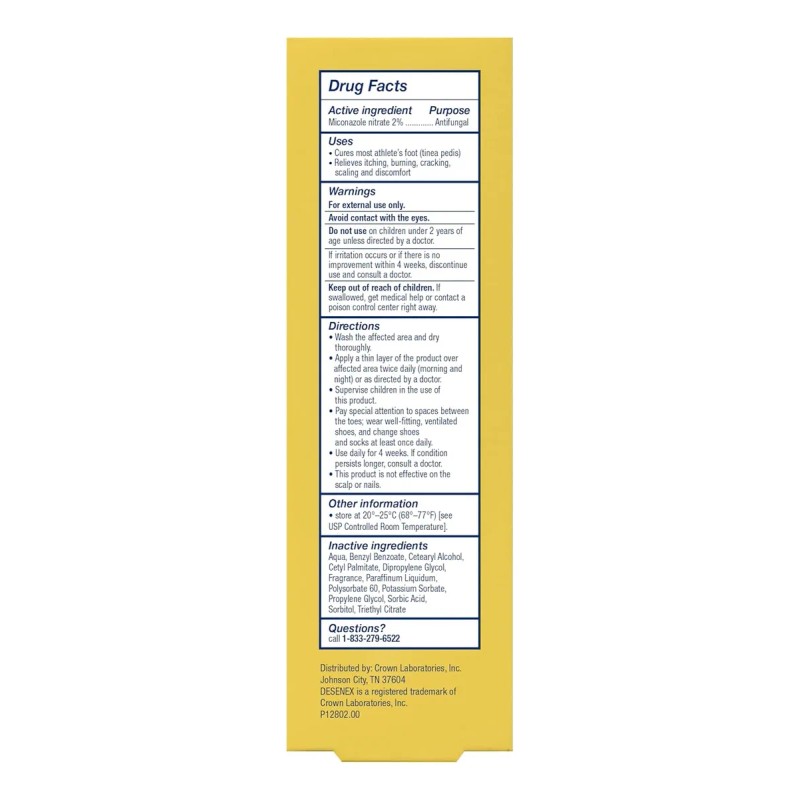 Desenex La Crema Antifúngica Para Pies 28g