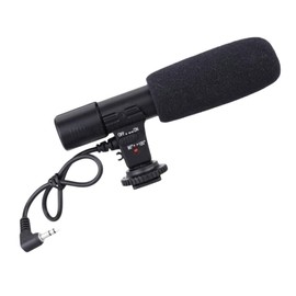 SHINEOFI Professional Interview Microphone for DSLR Camcorders Directional Audio Mic Windscreen for Live Streaming and Interviews