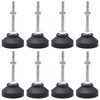 Qixuer Pack of 8 Rubber Levelling Feet for Levelling, Furniture