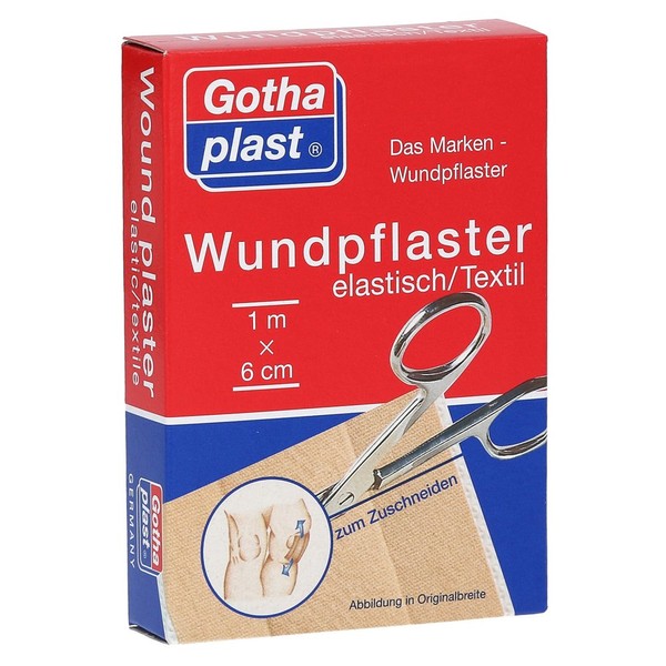 Gothaplast Wundpfl.Elast 6 Cmx1 m Geschnitten