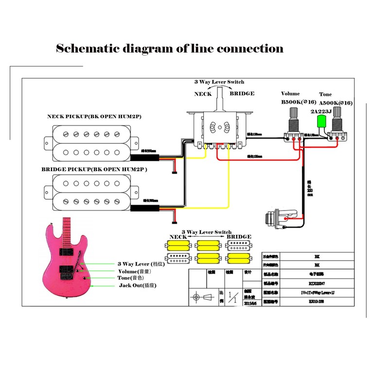 High Output Invader-Style Guitar Humbucker Pickups Ceramic Magnet for Electric
