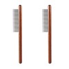 Zynewa Pack of 2 Pet Wooden Comb, Cat Comb, Dog