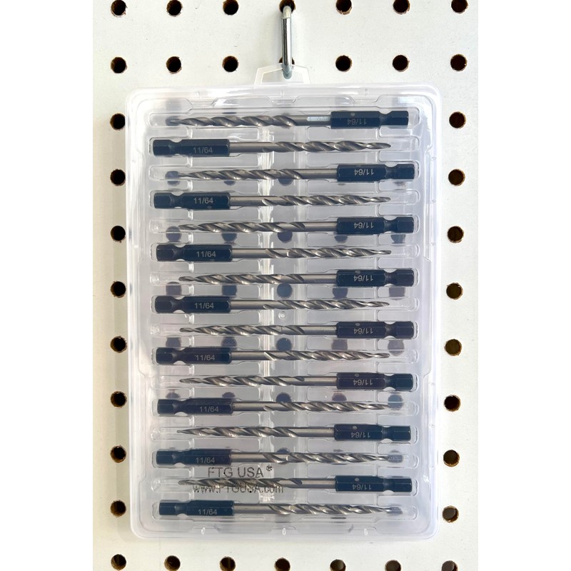 FTG USA Replacement Tapered Countersink Drill Bit Set 16 Pc