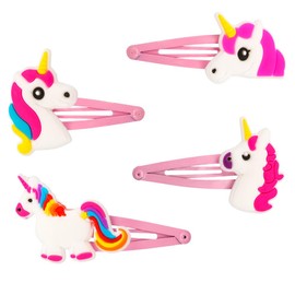 tiopeia 20 PCS Unicorn Hair Clips Cute Unicorn Hair Barrettes Cartoon Hairpins for Kids Girls Children