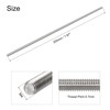 sourcing map 4Pcs M4 x 200mm Fully Threaded Rod 304