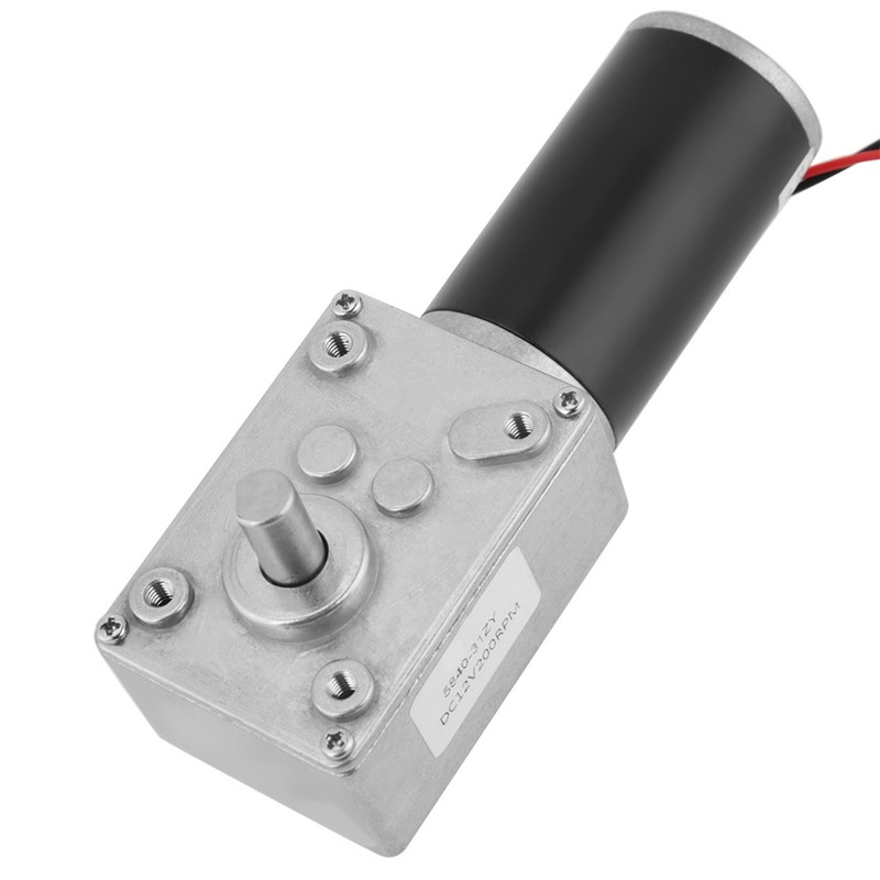 12V 200RPM 5840‑31ZY Permanent Magnet DC Turbo Worm Geared Motor