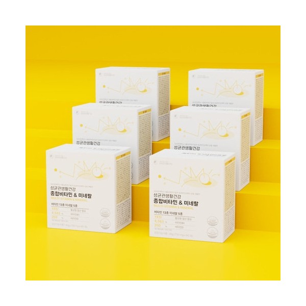 [On Sale] Sungkyunkwan Life &amp; Health Multivitamin Mineral 6 boxes 6 months supply / [온세일]성균관생활건강 종합비타민 미네랄 6박스 6개월분