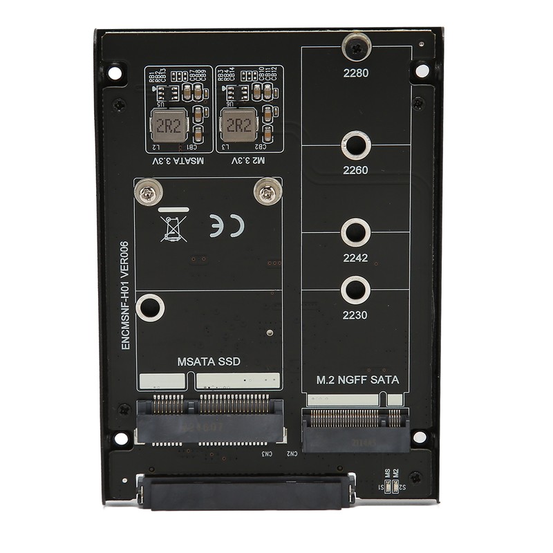 M.2 NGFF MSATA to SATA3 Adapter Card JBOD Mode 6Gbps