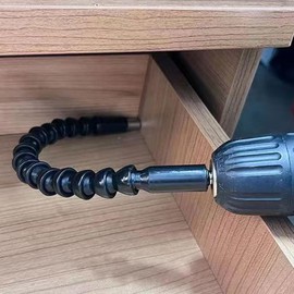 14 Piece Angle Screwdriver Attachment Set 105° Angle Attachment for Cordless Screwdriver Flexible Shaft Drill Bit Holder 1/4 Inch Hex Shank for Garage Construction Workers