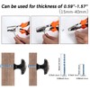 Artinhand 4 Pack Rustic Western Star Cabinet Knobs for Kitchen