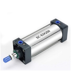 Beduan Pneumatic Air Cylinder SC 63 x 200 Screwed Piston Rod Dual Action 63mm Bore 200mm Stroke