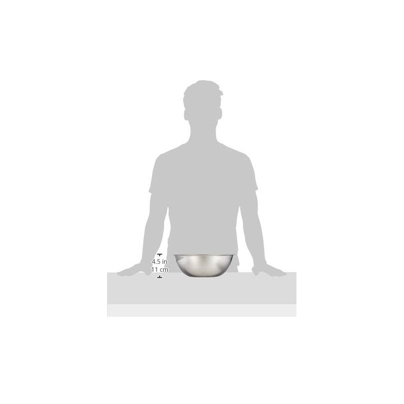 TKG ABCD107 Stainless Steel Bowl, 10.6 inches (27 cm)
